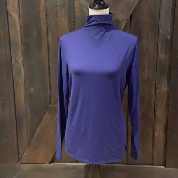 Tops - Lululemon blue soft long sleeve turtleneck